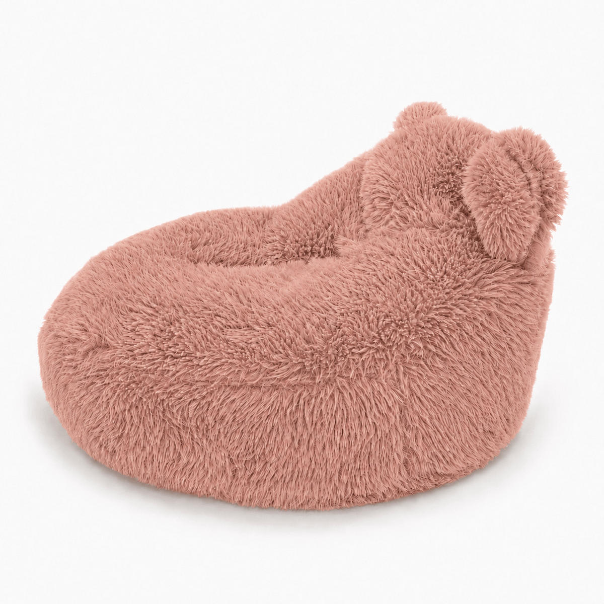 SITZSACK Teddy Mammoth flauschig - Hellrosa, Textil (58/50/67cm) - MeowBaby