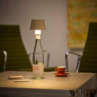 LED-AKKU-TISCHLAMPE - dimmbar mit Touchsensor und warmweißem Licht für Innen und Außen, beige - Beige, Metall (11/11/12.5cm) - Northpoint