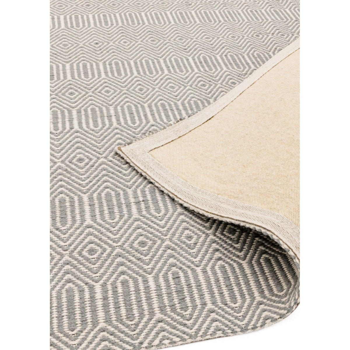 TEPPICH Handgewebter aus Wolle und Baumwolle im Berber-Stil SILWAN Grau 200 x 300 cm - Grau, Naturmaterialien (200/300cm) - Novatrend