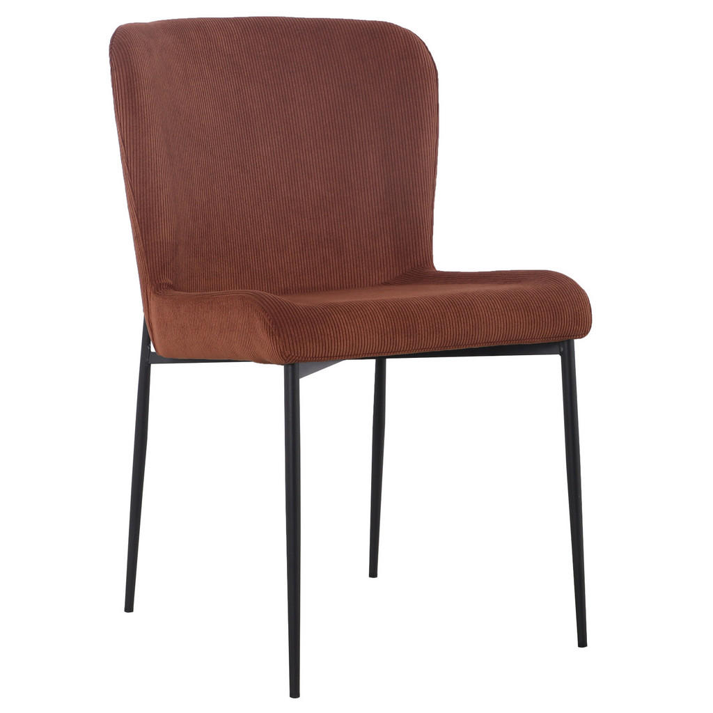 Thumbnail - Svita Esszimmerstühle, Braun, Textil, 2-Sitzer, 48x83x56 cm, Esszimmer, Stühle, Esszimmerstühle, Vierfußstühle