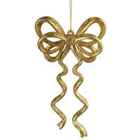 CHRISTBAUMANHÄNGER Santa Lila Gold Acryl - Goldfarben, Kunststoff (8/2.5/15cm) - Mondex