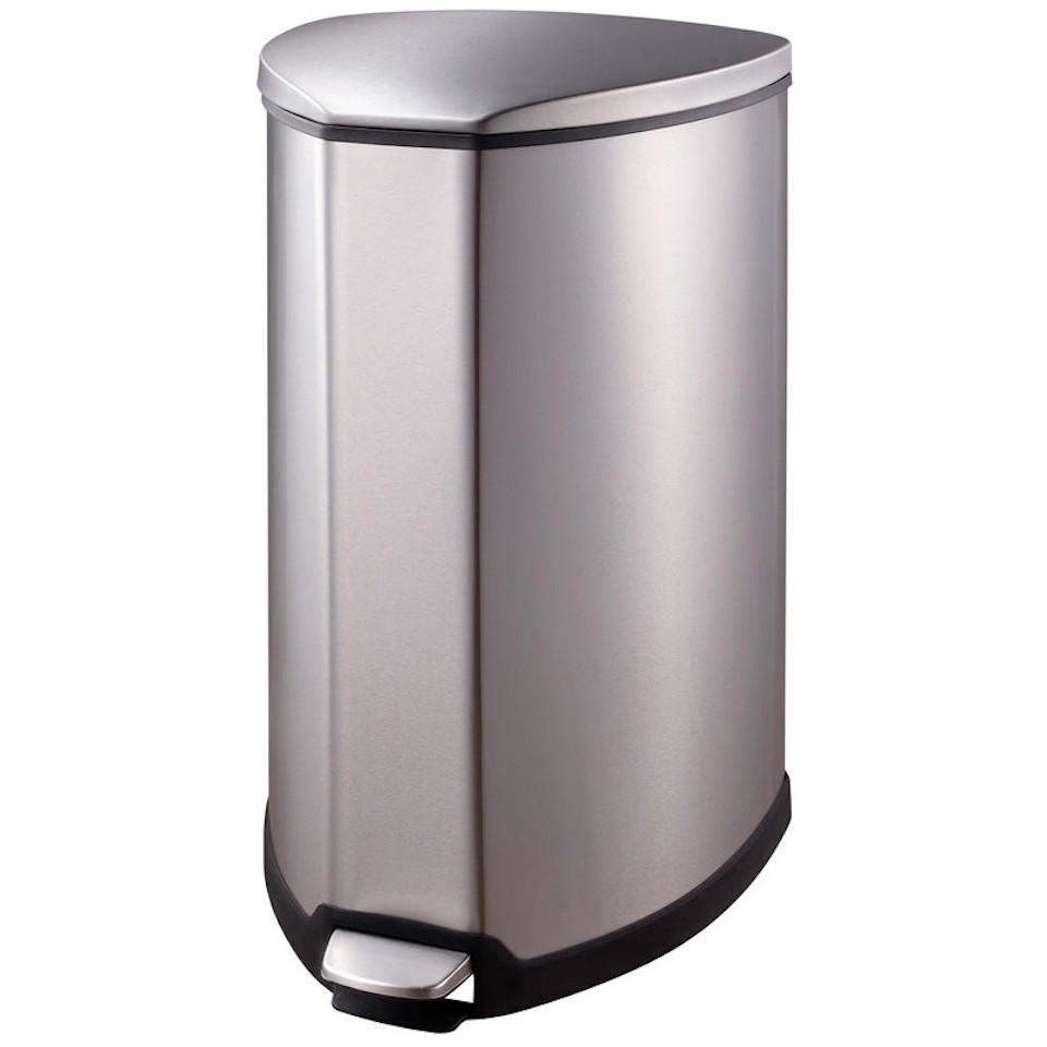 Proregal Mülleimer Silber 36x65x37 cm