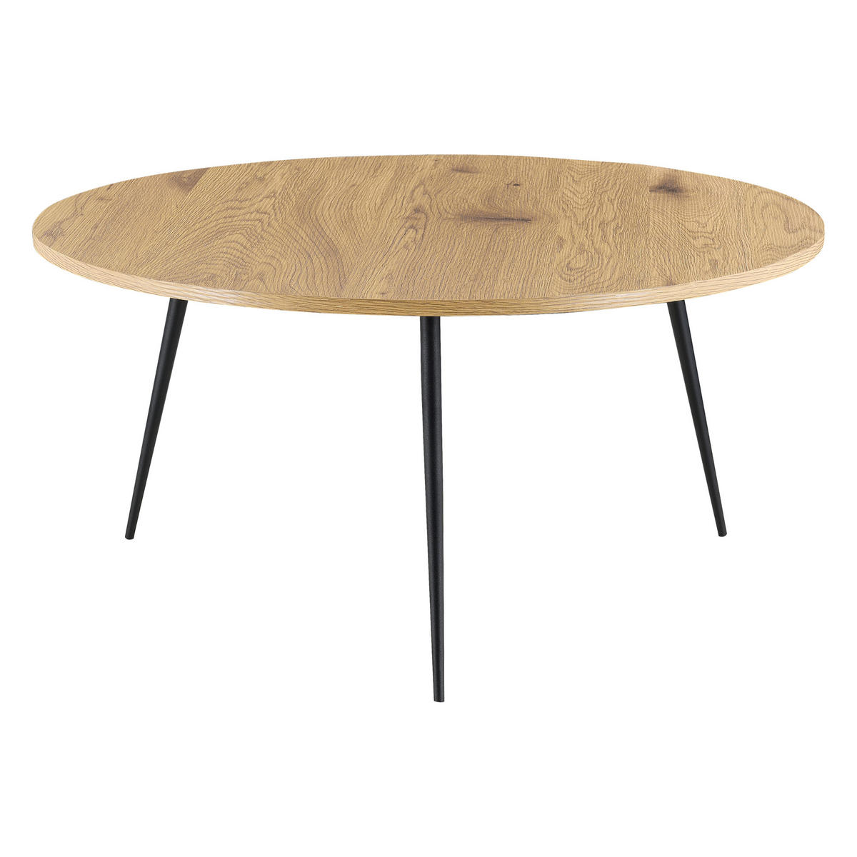 COUCHTISCH Farsund 80/80/40 - Schwarz, Holzwerkstoff (80/80/40cm) - [en.casa]