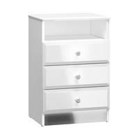 NACHTTISCH – 45 cm – Glamour – Eichefarben – Höhe 68 cm – NS-006 - Eichefarben, Holzwerkstoff (45/68/34cm) - hi-markt