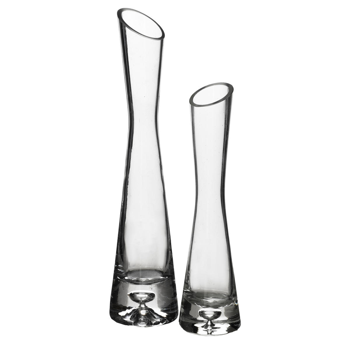 VASE Serenite Transparent Glas - Transparent, Glas (25cm) - Mondex