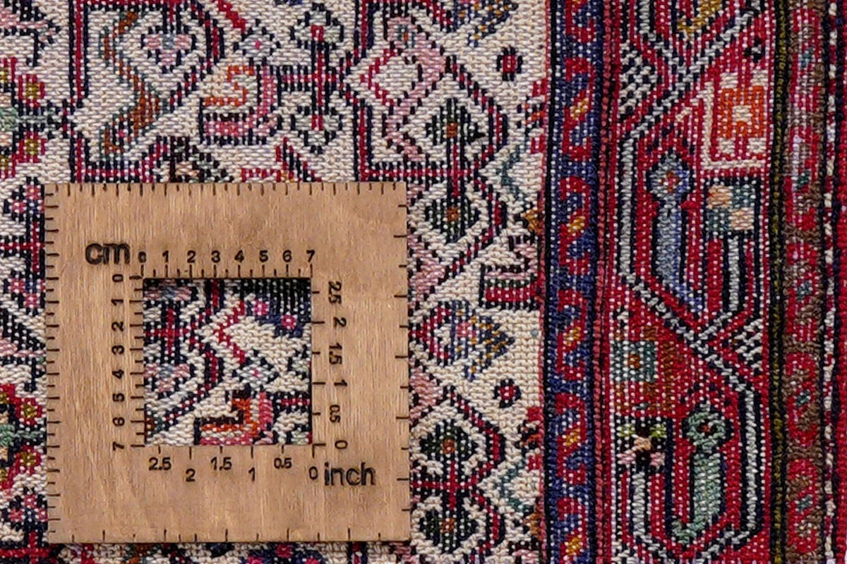 LÄUFER Orient handgeknüpft Assadabad Beige, Rot 215/83 cm Schurwolle - Beige/Rot, Textil (83/215cm) - Looma