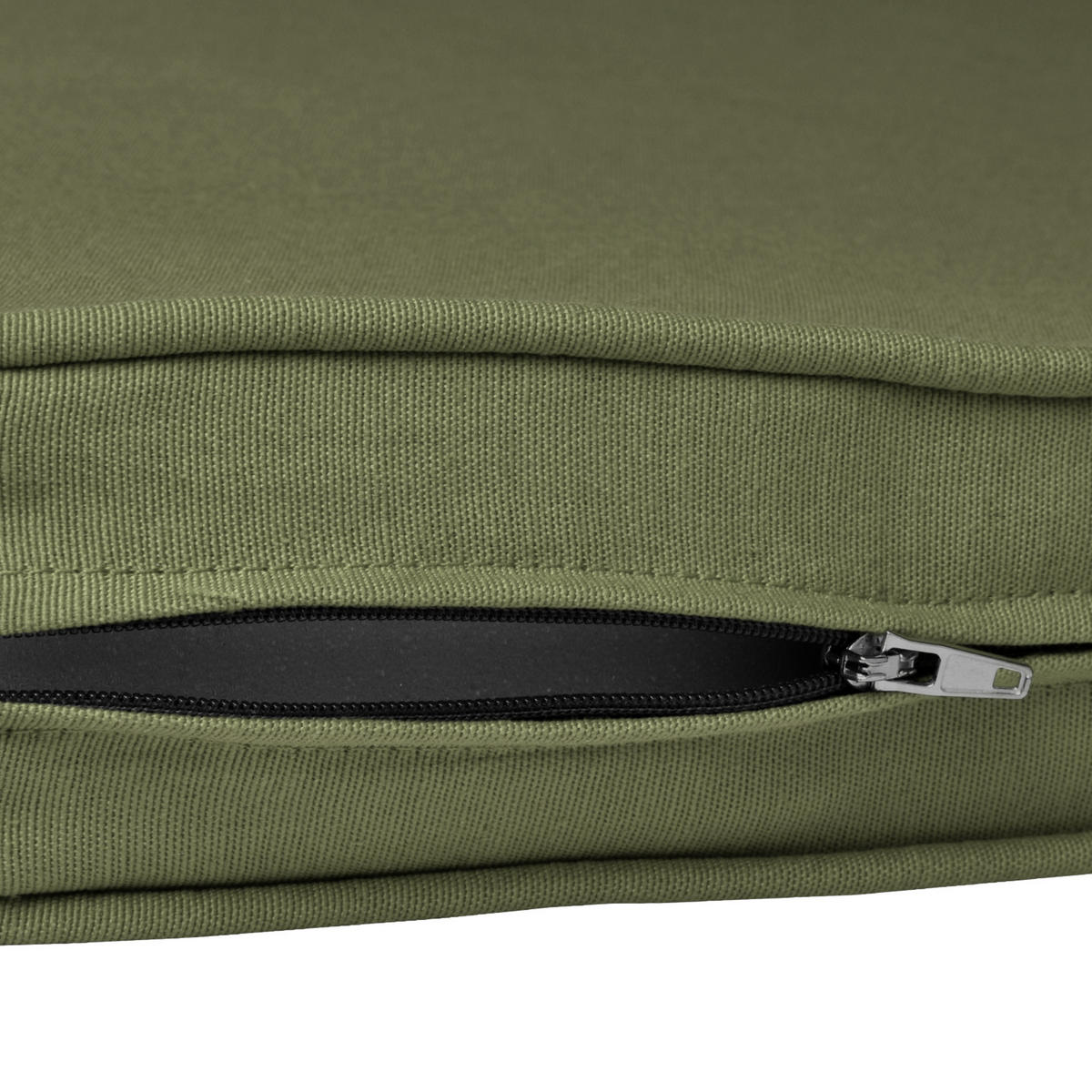 BANKAUFLAGE Loft BK 150x48x5cm Olivgrün - Olivgrün, Textil (48/150cm) - Beautissu 