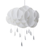 HÄNGELEUCHTE Weiß Ailenne - Weiß, Kunststoff (35/35/182cm) - Beliani