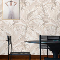 TAPETE Wald aus echtem Papier, 200x280cm, 8 Bögen - Beige, Papier (280/200cm) - WALLPAPERS4BEGINNERS