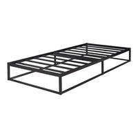METALLBETT Trerunta - Schwarz, Metall (90/200cm) - [en.casa]