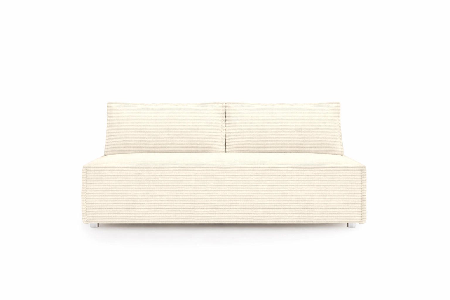 SCHLAFSOFA Mit Bettkasten DUO, Stoff Poso, Ecru - Ecru, Holz (198/89/90cm) - Kaiser Möbel