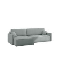 ECKSOFA Louis Scala - Salbeigrün, Holzwerkstoff/Textil (250/142cm) - Fun Möbel