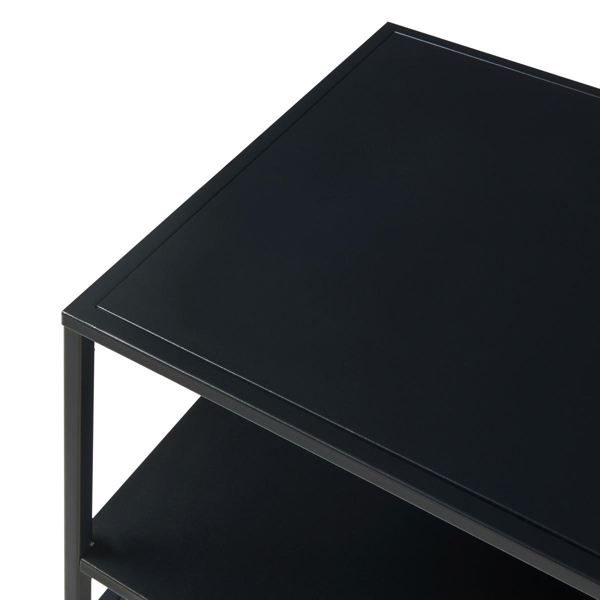 COUCHTISCH Ruokolahti 102/43/46 - Anthrazit, Metall (102/43/46cm) - [en.casa]