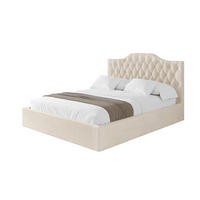 POLSTERBETT mit Bettkasten und Lattenrost, Bett mit Matratze H3/H4 - FALIO 180x200 Beige - Creme, Holzwerkstoff/Textil (180/200cm) - ALTDECOR