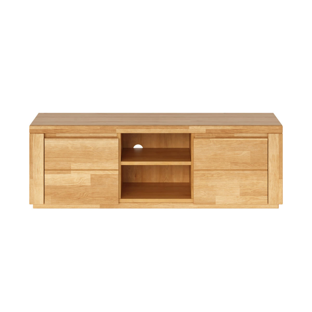 LOWBOARD Viborg - Buchefarben, Holz (37/47/140cm) - kiki design