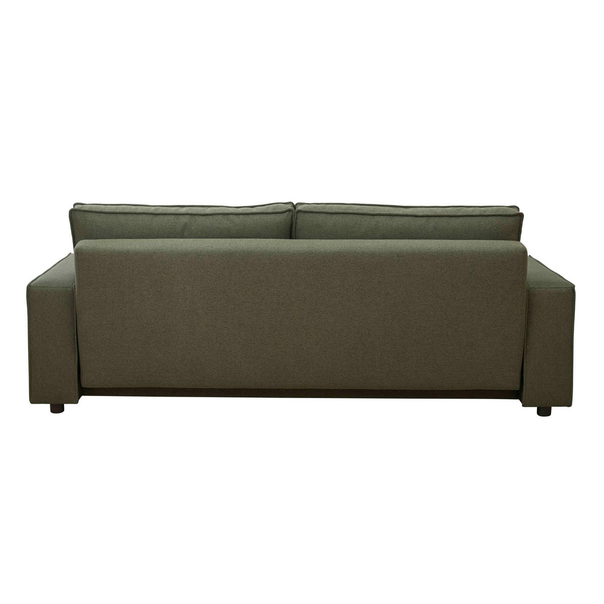 SOFA 3-Sitzer, Dunkelgrün - Grün, Textil (93/82/220cm) - Oviala