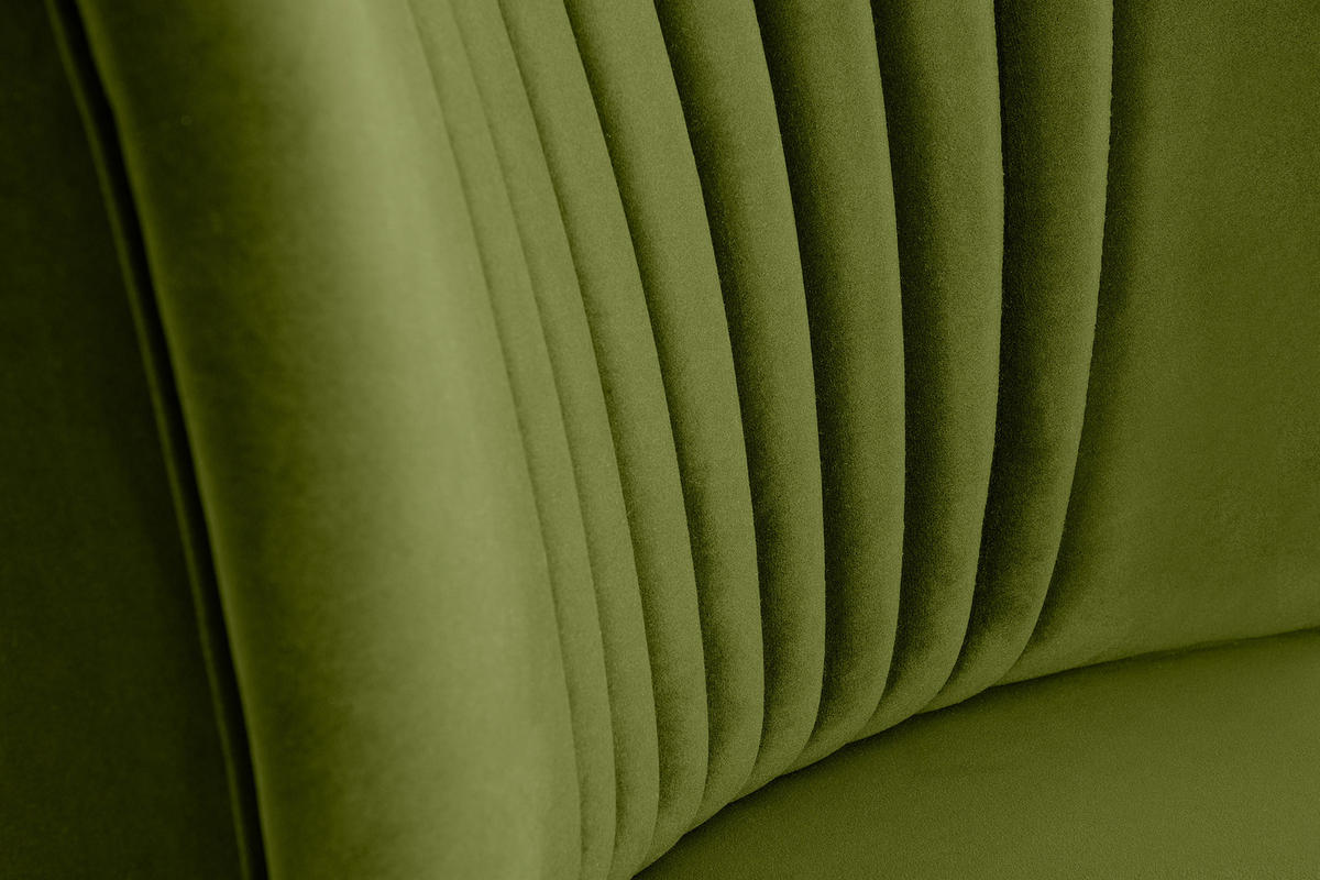 COCKTAILSESSEL DUCO auf hohen Beinen, Olive/Buche - Buchefarben/Olivgrün, Holz/Textil (63/89/65cm) - KONSIMO®