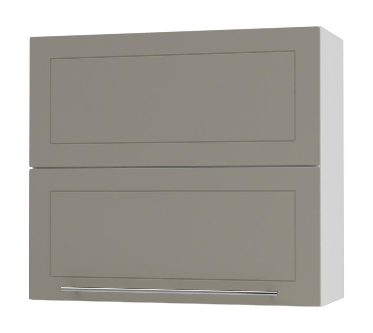 KÜCHENHÄNGESCHRANK Kvantum W8B/80 Beige Matt / Weiß Matt 80 / 32,5 / 72cm - Beige/Weiß, Holz/Holzwerkstoff (80/72/32.5cm) - Feldmann-Wohnen
