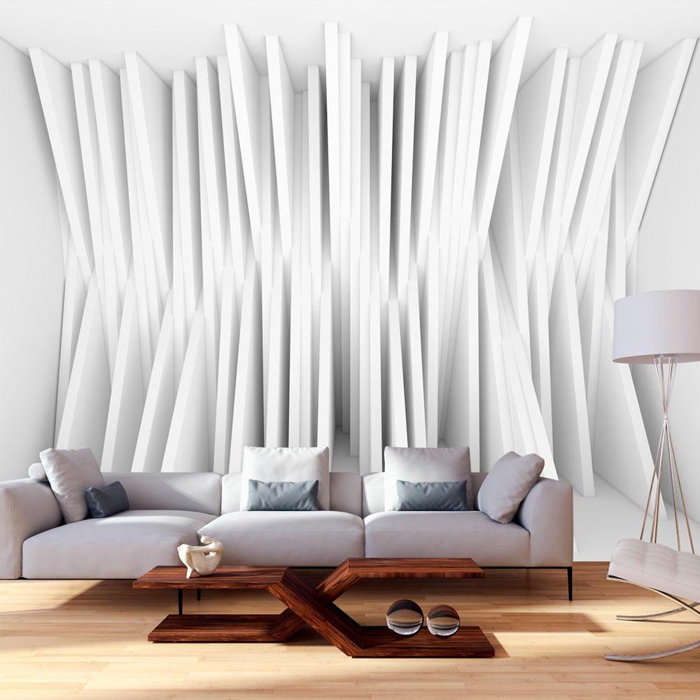 VLIESTAPETE Weiß 150/105 cm - Weiß/Grau, Textil (150/1cm) - KUNSTLOFT