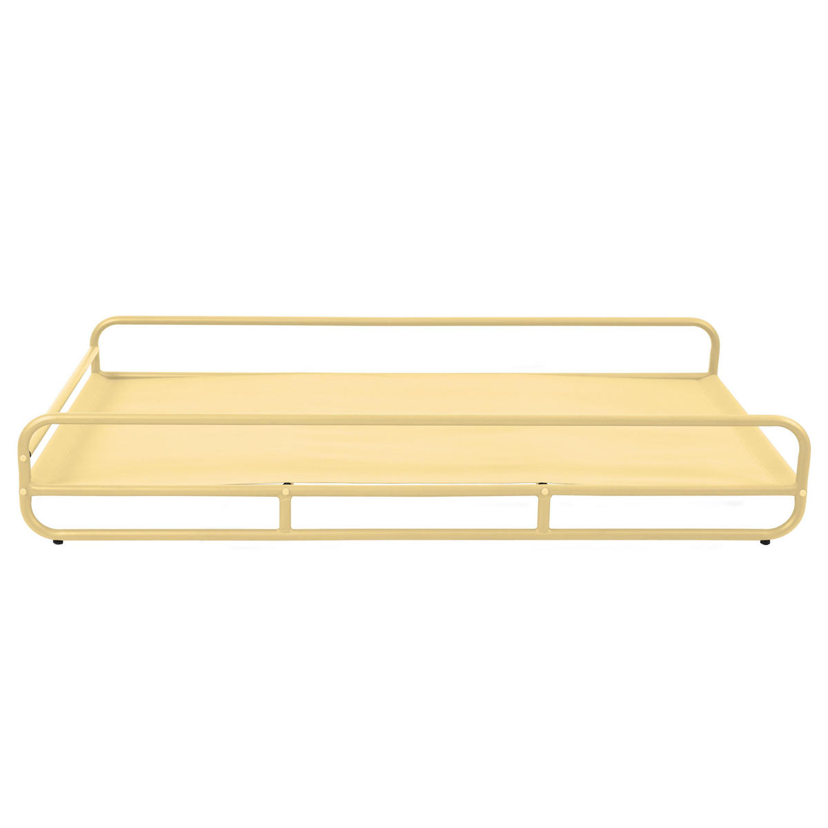 GESTELL für Chaiselongue, gelb - Gelb, Metall (94/30/171cm) - Oviala