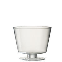VASE OLIVIA - Glas - Transparant - Ø 19 cm - Transparent, Glas (19/16cm) - J-Line