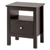 NACHTTISCH Massivholz 37/45/55 cm - Schwarz, Holz (45/55/37cm) - hagge home