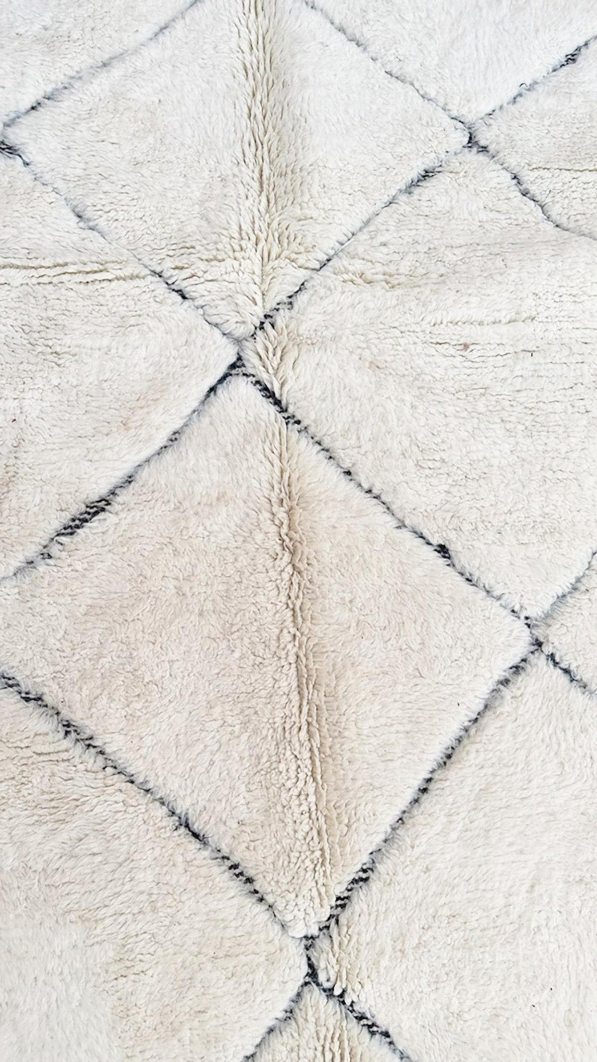 BERBERTEPPICH aus reiner Wolle 149x 250 cm - Beige, Naturmaterialien (149/250cm) - AFK Living