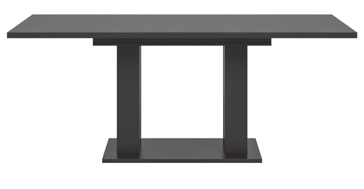 ESSTISCH grau, Küchentisch ausziehbar 150 - 190 cm - Grau, Holzwerkstoff/Metall (150/90/76cm) - Inn.Furn