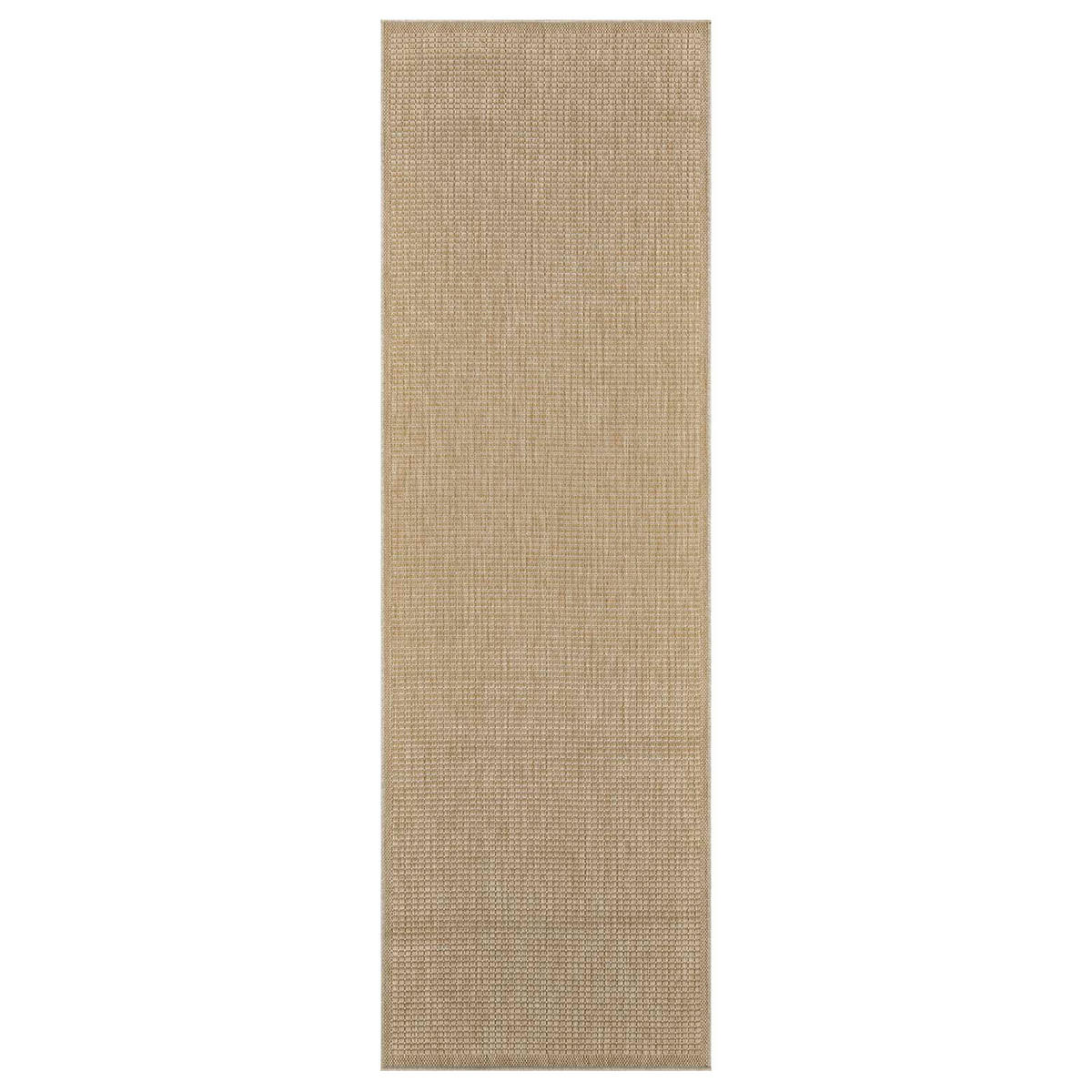 OUTDOOR-TEPPICH 092 Braun Wetterfest 80x250 cm - Braun, Textil (80/250cm) - carpet city