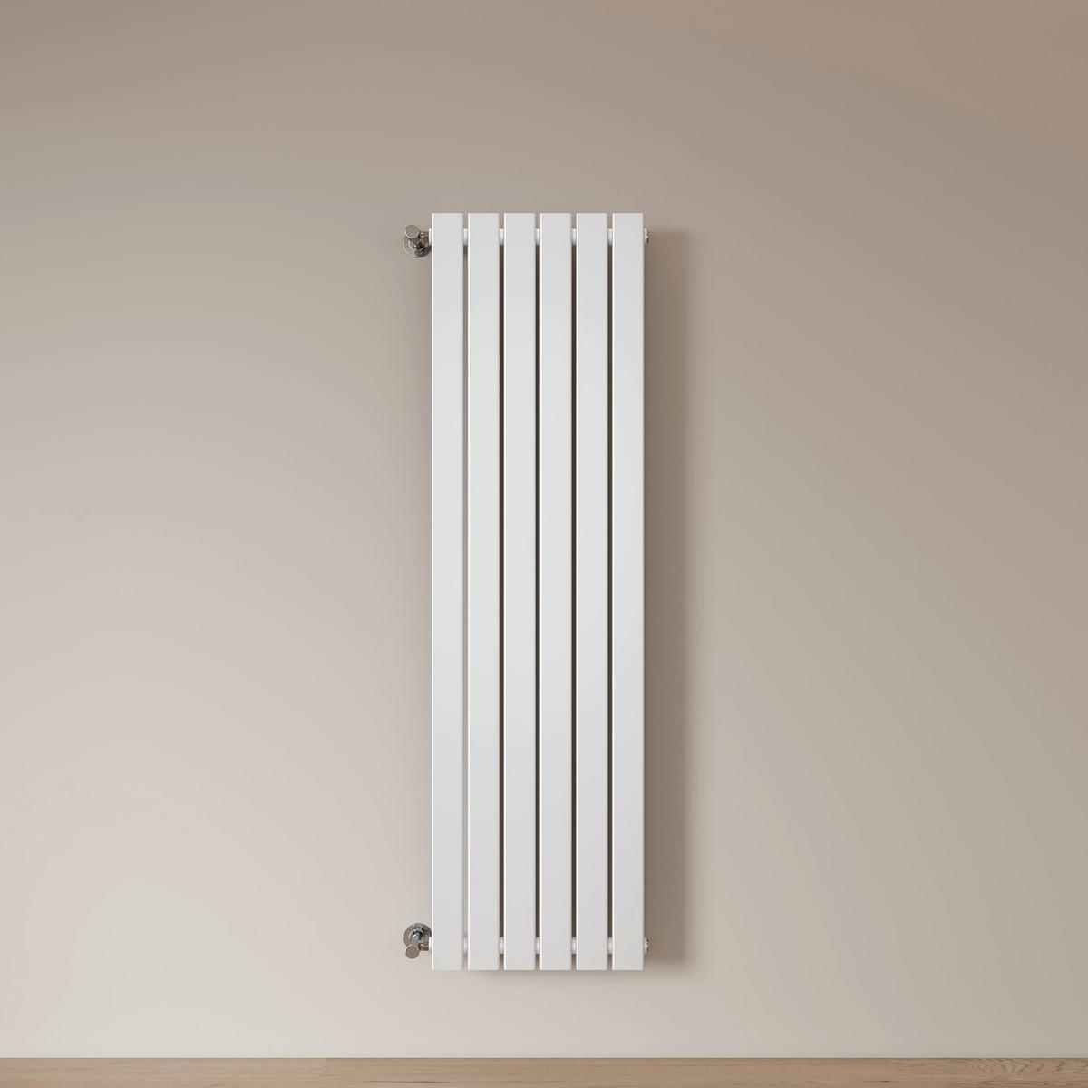 HEIZKÖRPER Flachheizkörper Weiß 160/46/4,9 cm - Weiß, Metall (46/160/4.9cm) - EMKE