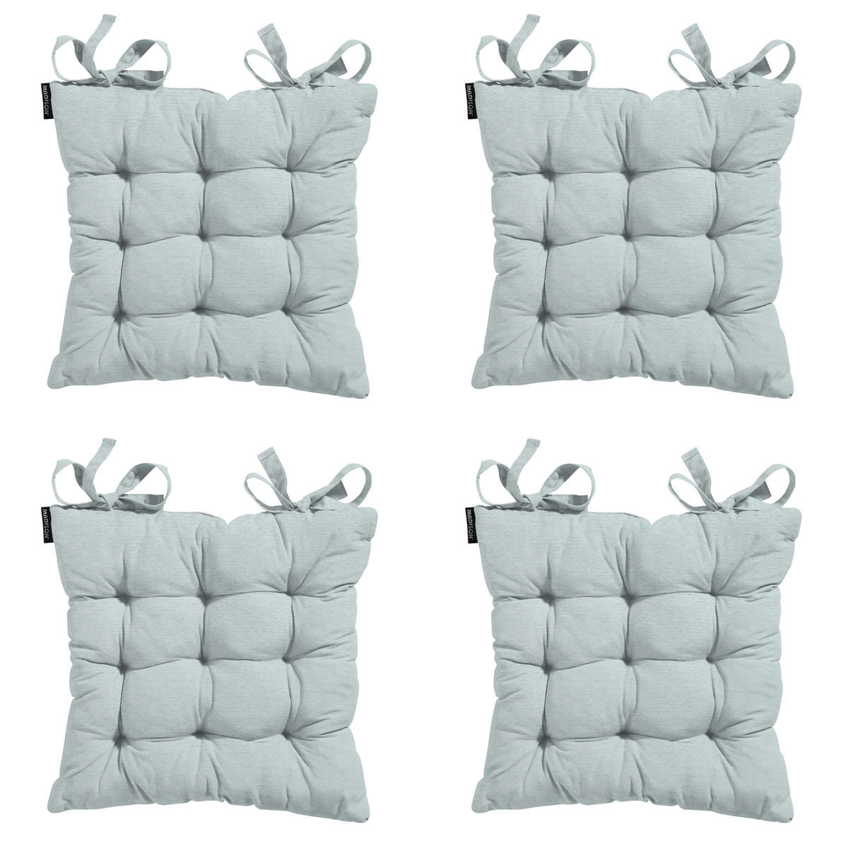 SITZKISSEN Neapel 46/46 cm 4er-Set - Blau, Textil (46/8/46cm) - Madison