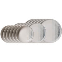 TELLER-SET Trio Grau 18er Set - Grau, Keramik (2/2/2cm) - Ritzenhoff Breker