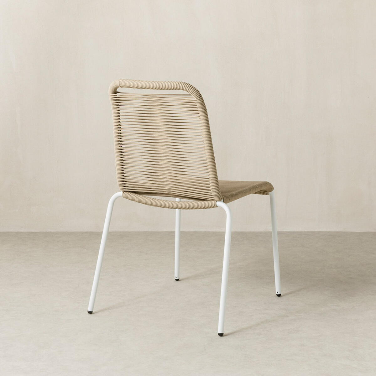 GARTENSTUHL Bowen Beige 54 cm x 83 cm - Beige, Metall (54/83/56cm) - Kenay Home