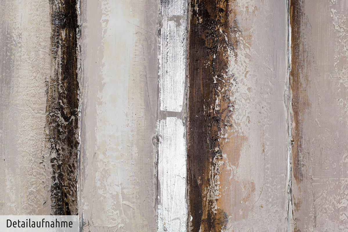 ÖLGEMÄLDE 150/50 cm - Beige/Braun, Holz/Textil (150/50cm) - KUNSTLOFT