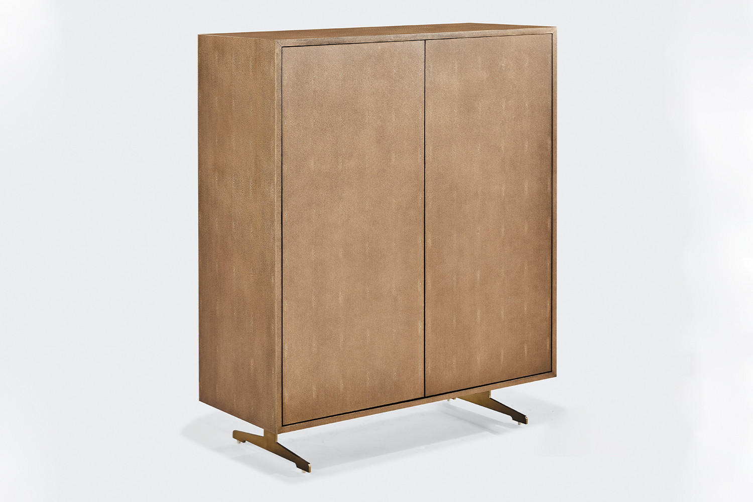 HIGHBOARD GALA Gold Holz - Goldfarben, Holz/Metall (100/120/40cm) - KAWOLA