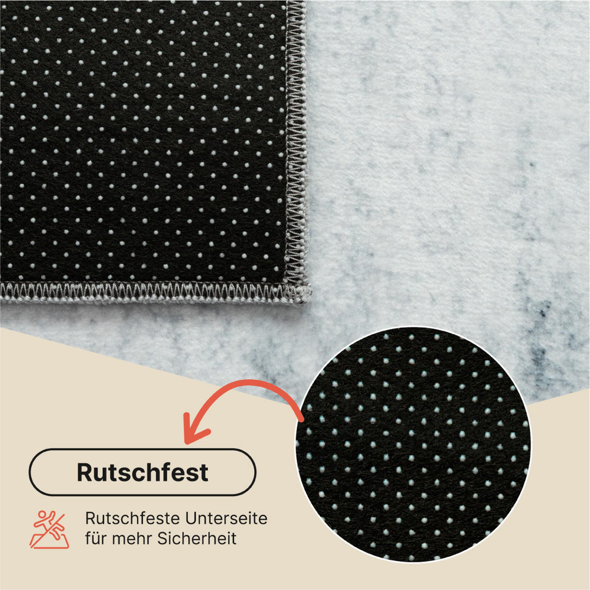 TEPPICH VENEZIA Anthrazit 140/200 cm - Anthrazit, Textil (140/200cm) - Tapiso