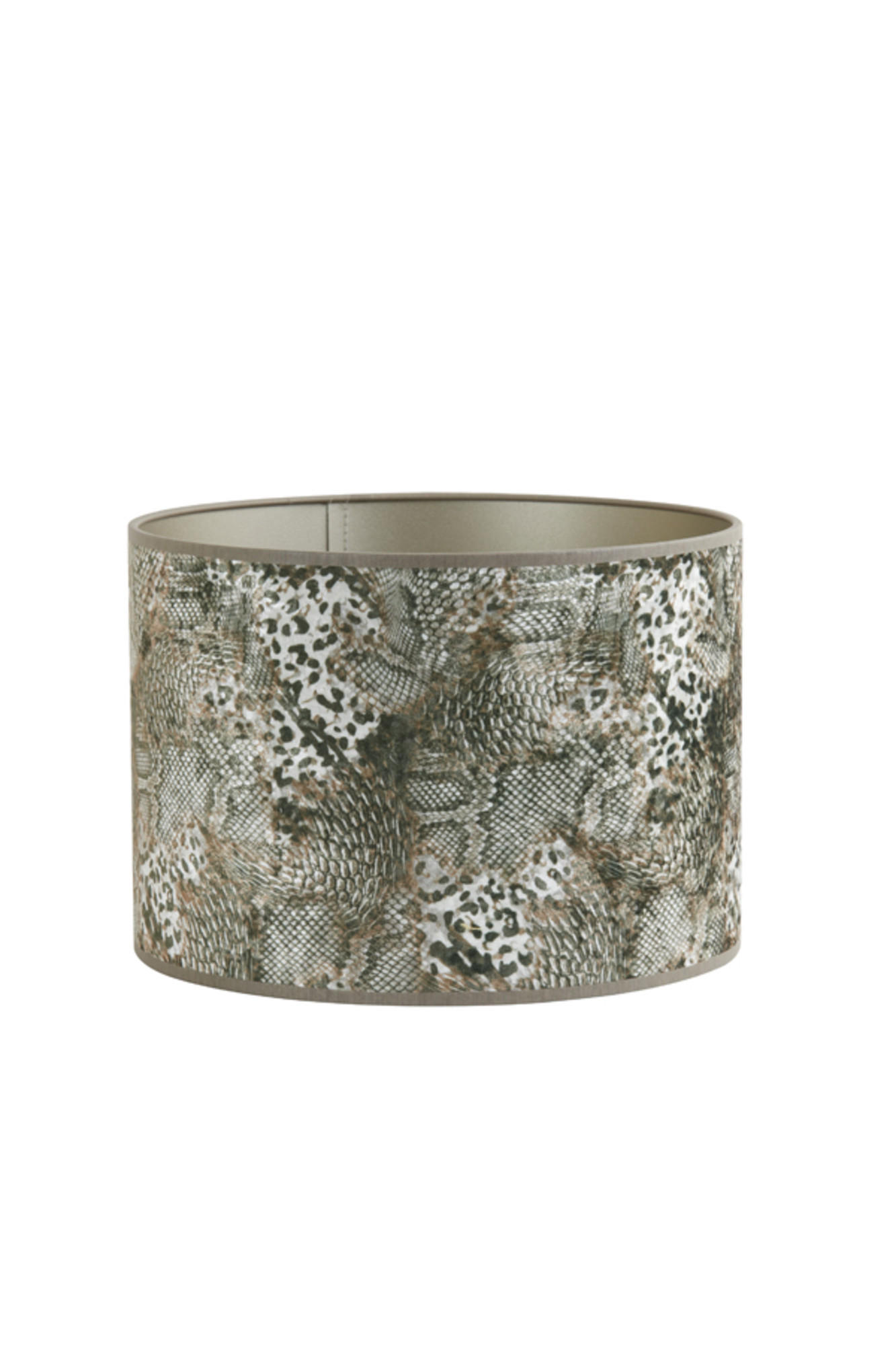 LAMPENSCHIRM Keyon Braun Ø40/30 cm - Braun, Textil (40/40/30cm) - Light & Living