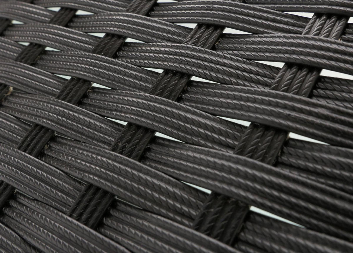 GARTENTISCH Andi aus Poly-Rattan HxBxT 38x79x48cm Anthrazit - Anthrazit, Kunststoff (48/79/38cm) - PROREGAL