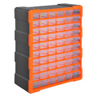 SORTIERKASTEN, Teile Box, Orange - Orange, Kunststoff (16/475/38cm) - DURHAND