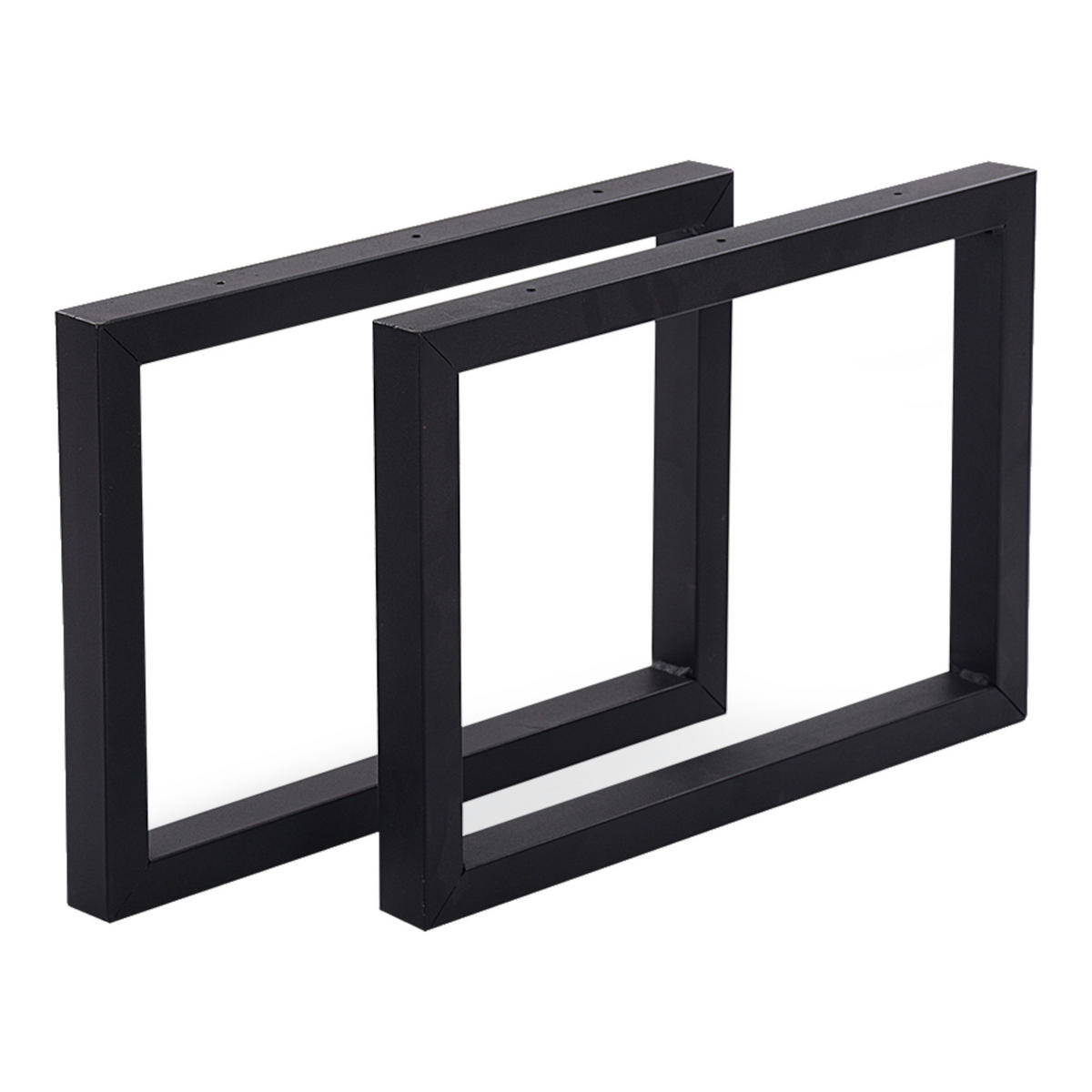 TISCHGESTELL-SET 2 TLG. Lunderskov - Schwarz, Metall (50/35/4cm) - [en.casa]