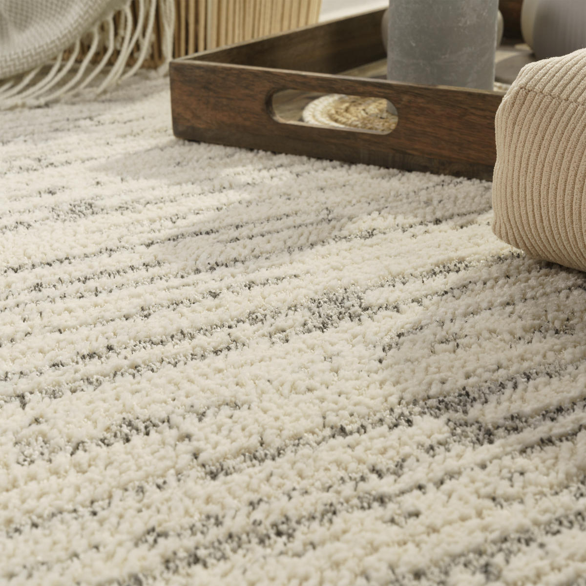 KURZFLORTEPPICH 200/290 cm Helios 721 - Creme, Textil (200/290cm) - Paco Home