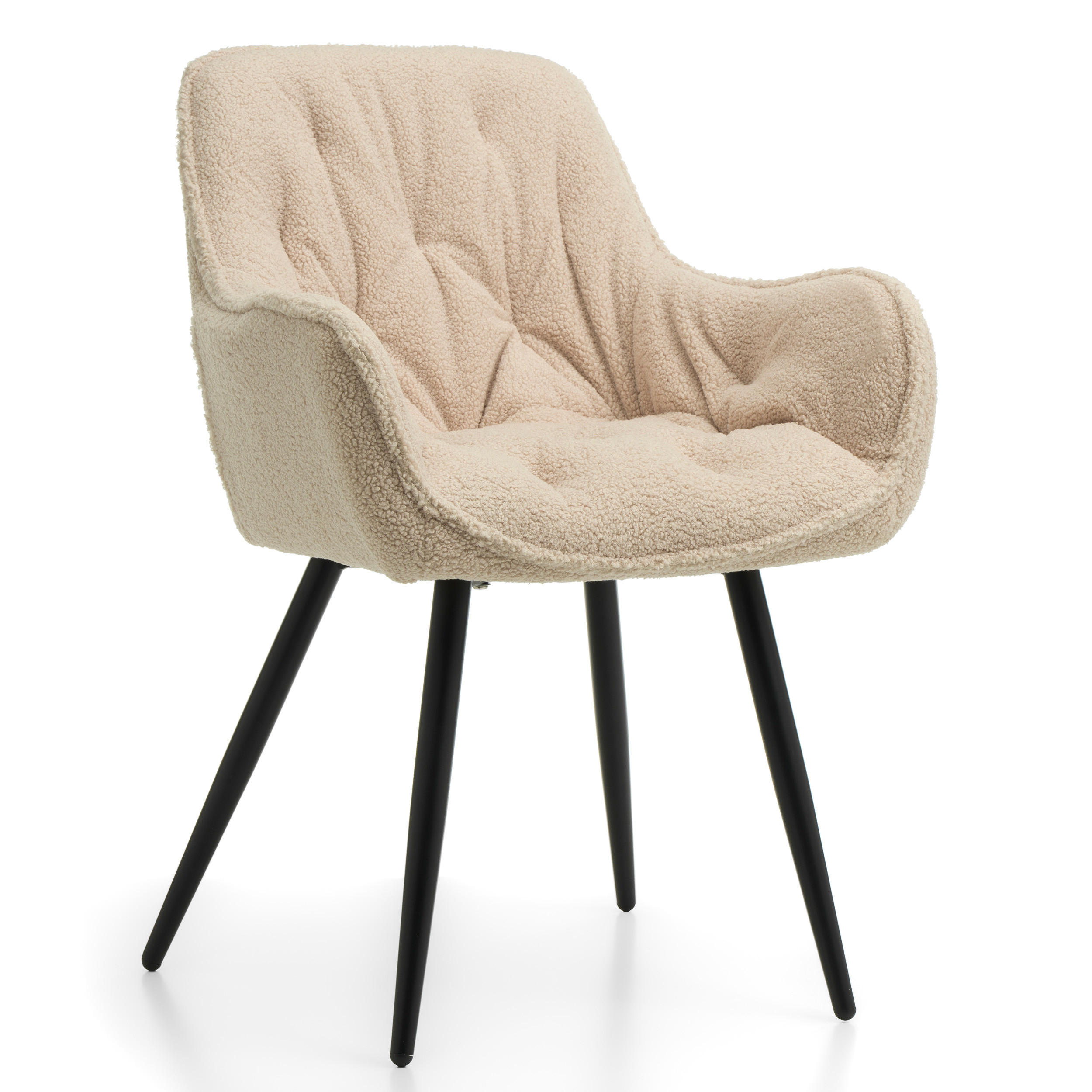 NEW Home Stuhl Beige 58x87x61 cm