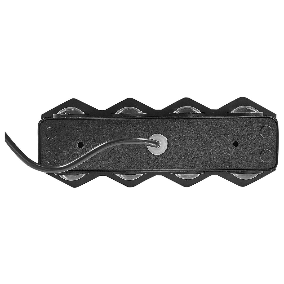 AUSSENWANDLEUCHTE 2er Set Schwarz Weldon - Schwarz, Metall (21/8/3cm) - Beliani
