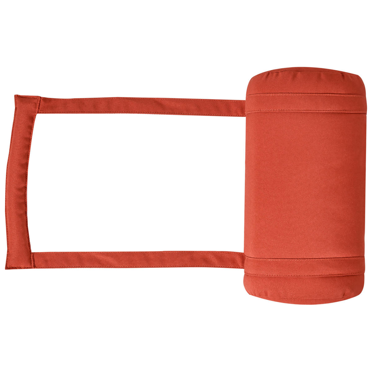 LIEGENAUFLAGE Rot 60/180 cm Brescia Premium - Rot, Textil (180/5/60cm) - Beliani