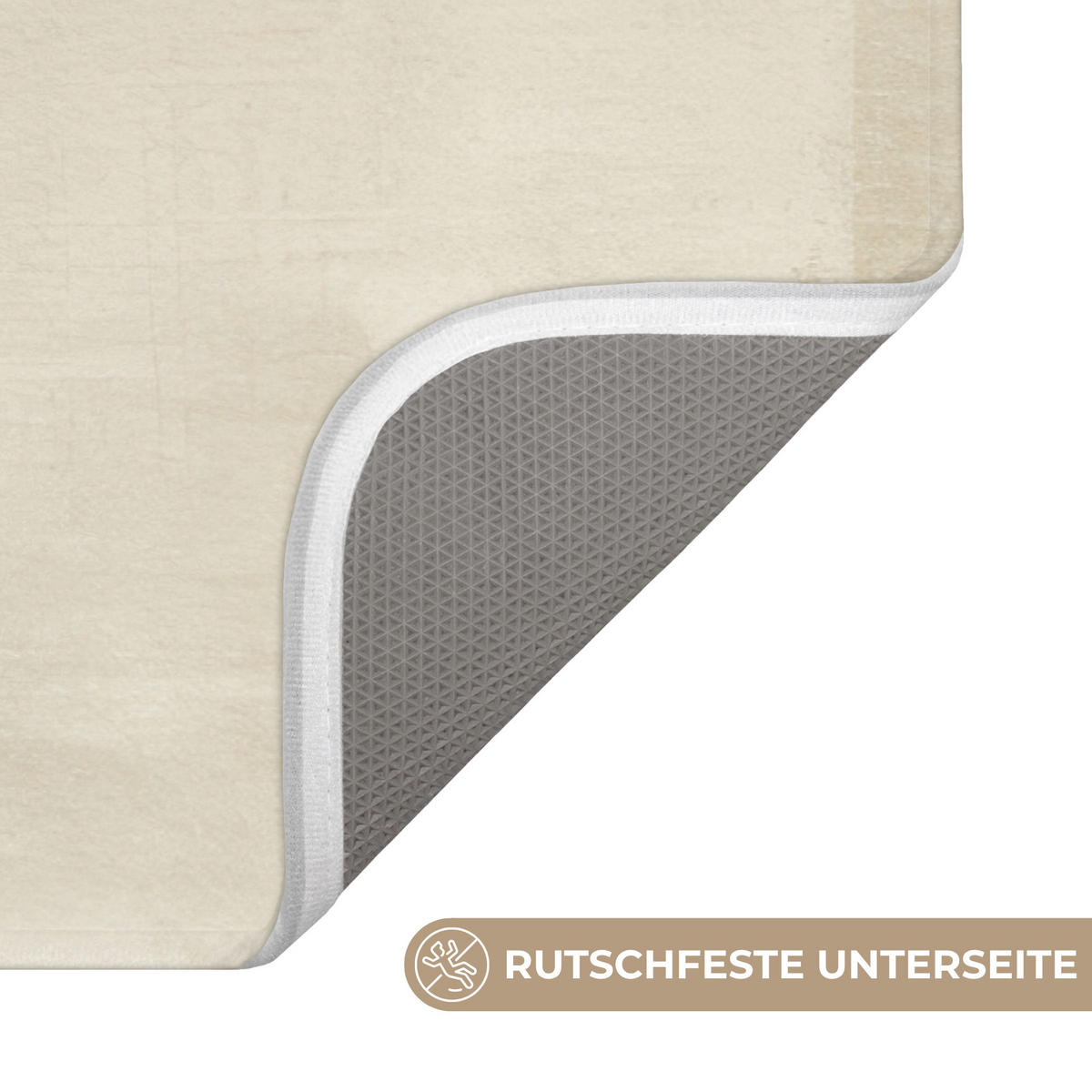 KOUPELNOVÁ PŘEDLOŽKA Japandi - Pták - Zelený 80x50 cm - olivově zelená, textil/plast (80/50cm)