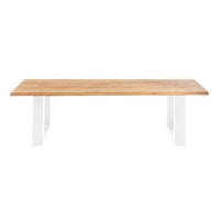 SITZBANK ENRICO - Beige/Naturfarben, Holz (220/47/42cm) - SAM