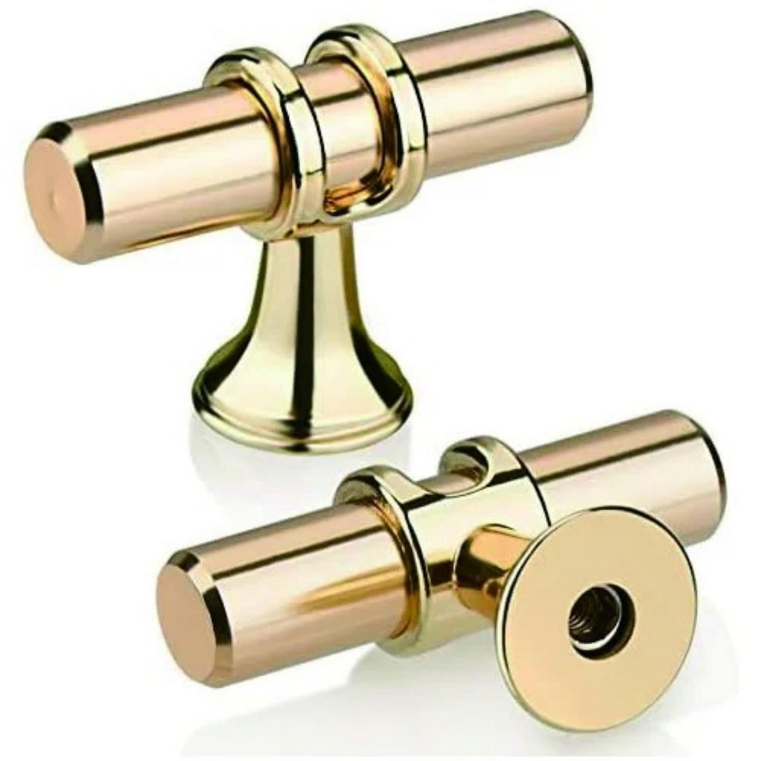 MÖBELGRIFF Gold 10er-Set 50x12x35 mm - Goldfarben, Metall (1.2/3.5/5cm)
