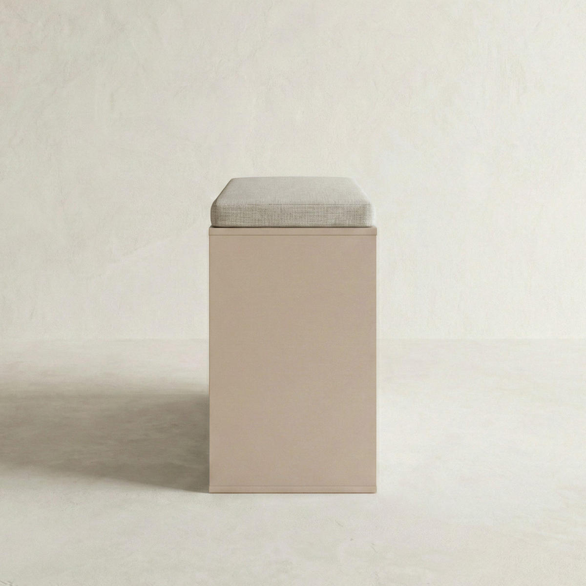 SCHUHSCHRANK Gradia 100/34/50 cm Sitzfläche ausziehbar - Hellgrau, Holzwerkstoff (34/50/100cm) - BOXIMO