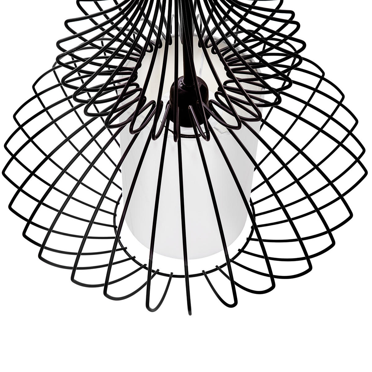 HÄNGELEUCHTE Kolva 40/40/110 cm - Schwarz, Metall (40/40/110cm) - Beliani