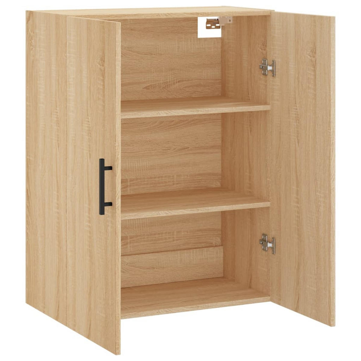 HÄNGESCHRANK mit 3 Fächern 69,5/34/90 cm aus Holzwerkstoff Sonoma-Eiche Dekor - Sonoma Eiche, Holz (69.5/90/34cm) - vidaXL